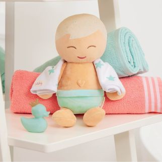 LullaBaby Badedukke, dreng lyst hår