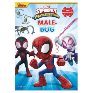 Spidey og hans fantastiske venner malebog (kolli 6)