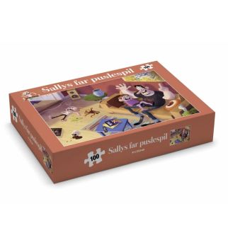 Sallys far puslespil, 100 brikker