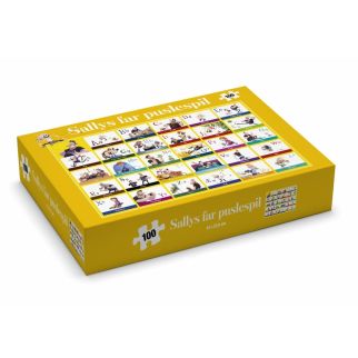 Sallys far - ABC-puslespil, 100 brikker