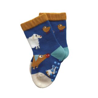 Gården Babysokker antislip, 6-12 md.