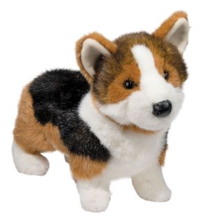 Hund - Corgi trefarvet, Kirby 40 cm