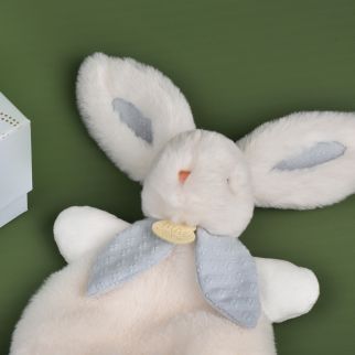 BONBON - Kanin blågrå, putteklud 25 cm (i æske)
