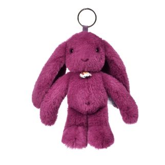 VEDHÆNG DOUDOU - Blomsterkanin, Blomme 18 cm