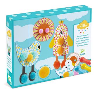 Prikker og pompoms, på himlen