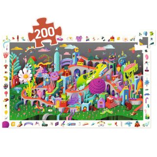 Observationspuslespil, Den skøre by - 200 brikker