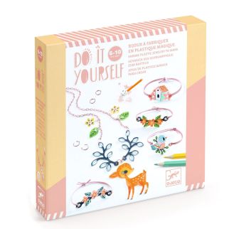 DIY - Krympeplast, Hjort og fugle