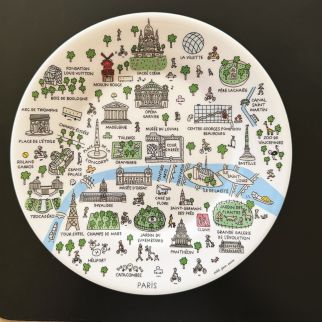 Paris Kort tallerken