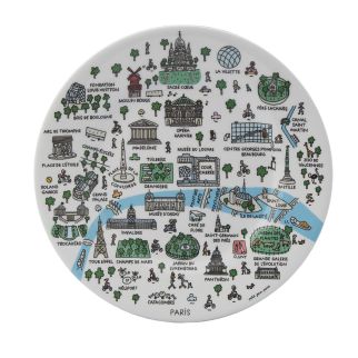 Paris Kort tallerken