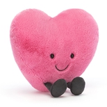 Fun love, Amuseables Hjerte pink, stor 20 cm