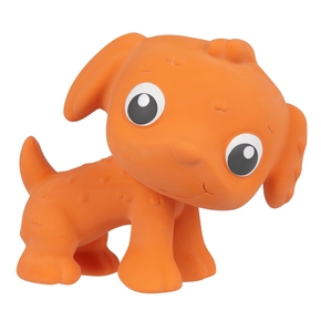 Pooky naturgummi hund, orange