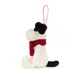 Jul - Bashful hund ophng, 13 cm