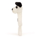 Bashful hund, sort/creme ring rangle