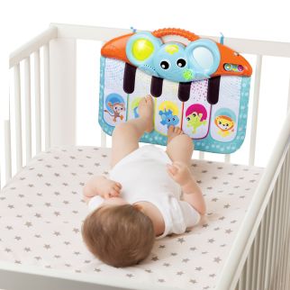 Piano/sparke måtte m/musik &amp; lys 