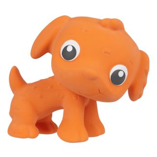 Pooky naturgummi hund, orange*