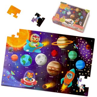 B Gulvpuslespil, Solsystemet