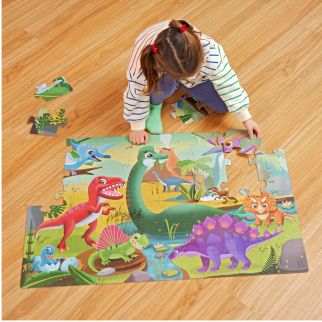 B Gulvpuslespil, Dino