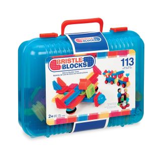 Bristle Block 113 stk i kuffert 