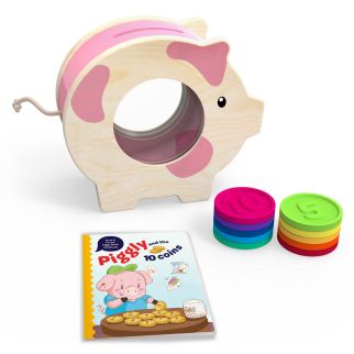 Battat Sparegris lær at regn