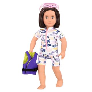 OG Dukketøj, Badedragt med dykkermaske*