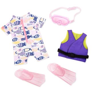 OG Dukketøj, Badedragt med dykkermaske*