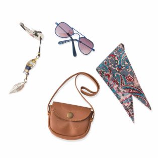 OG Modetilbehør, Skindtaske*