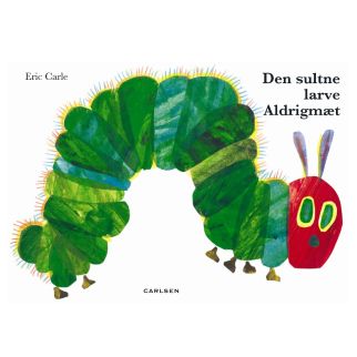 Den sultne larve Aldrigmæt (stor papbog)