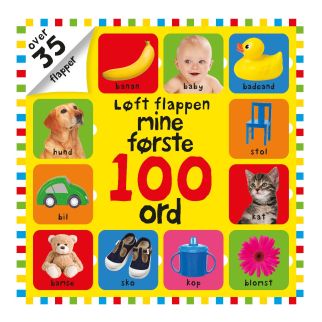 Løft flappen Mine første 100 ord