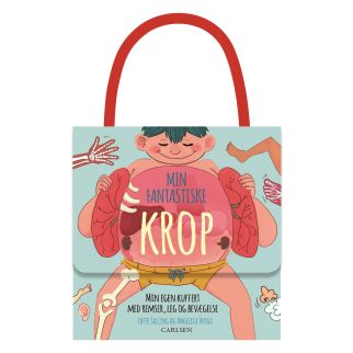 Min fantastiske krop - Min egen kuffert med remser, leg og bevægelse