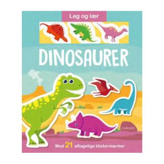 Leg og lær: Dinosaurer - med aftagelige klistermærker