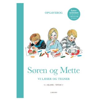 Søren og Mette: Vi læser og tegner (Opgavebog 2, 0-1. klasse)