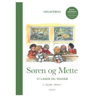 Søren og Mette: Vi læser og tegner (Opgavebog 3, 0.-1. klasse)