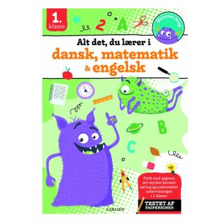 Alt det, du lærer i dansk, matematik & engelsk - 1. klasse