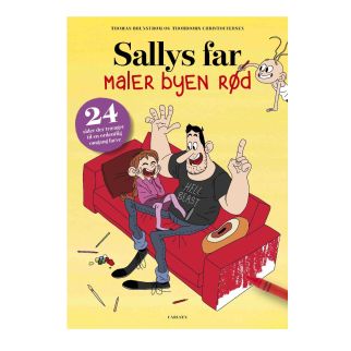 Sallys far maler byen rød 