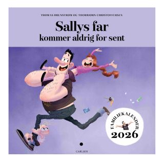 Sallys far kommer aldrig for sent - Familiekalender 2026 