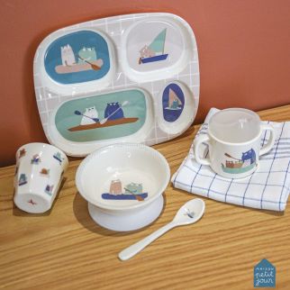 Sejlende katte Rumdelt tallerken