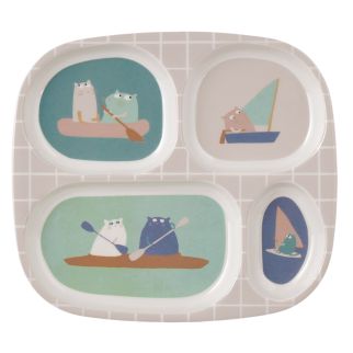 Sejlende katte Rumdelt tallerken