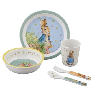 Peter kanin gaveæske 5 dele, blå NY