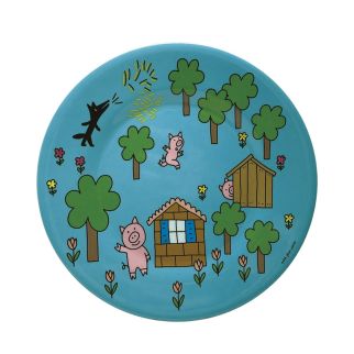 Eventyr tallerken, De 3 små grise