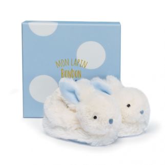 BONBON - Kanin blå, sutsko 0-6 md. (i æske)
