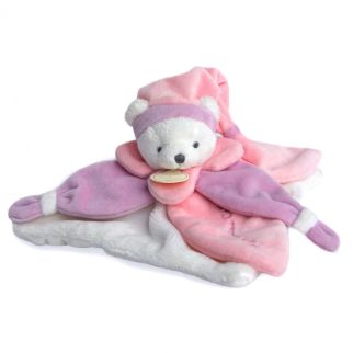 COLLECTOR - Bjørn rosa, nusseklud 24 cm (i æske)