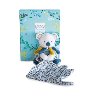 Koalaen Yoca, bamse med nusseklud 15 cm (i æske)