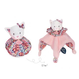 SMÅ SMARTE - Kat, 3-i-en nusseklud 25 cm