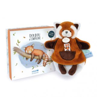 UNICEF - Rød panda, hånddukke 25 cm (i æske)