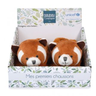 UNICEF - Rød panda, sutsko 0-6 md (i æske)