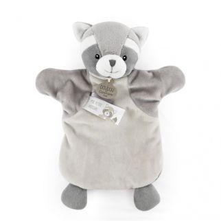 HÅNDDUKKE - Vaskebjørn, 25 cm