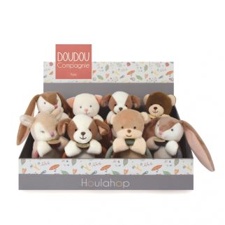 DISPLAY - Houlahop, ass. Dyr m/bidering (Sortiment 8 stk.)