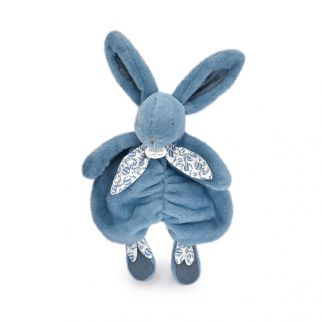 Kanin blå, putteklud stor 29 cm (i æske)
