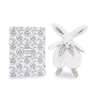 Kanin hvid, putteklud stor 29 cm (i æske)