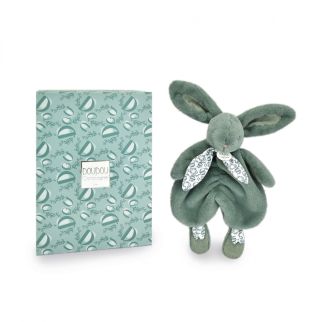 Kanin grøn, putteklud stor 29 cm (i æske)